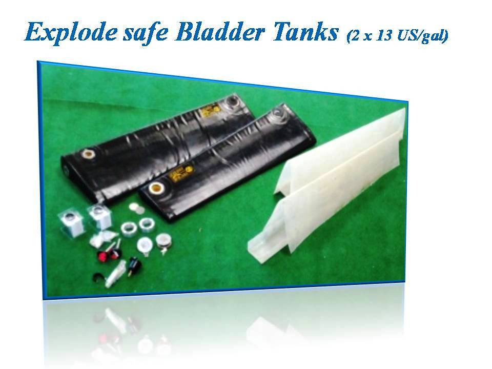 EXPLODE SAFE BLADDER TANKS