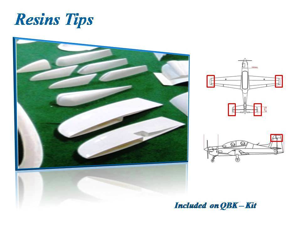 TIP RESINS (ELEVATOR, STABILIZER, FIN, RUDDER, HALF WINGS)