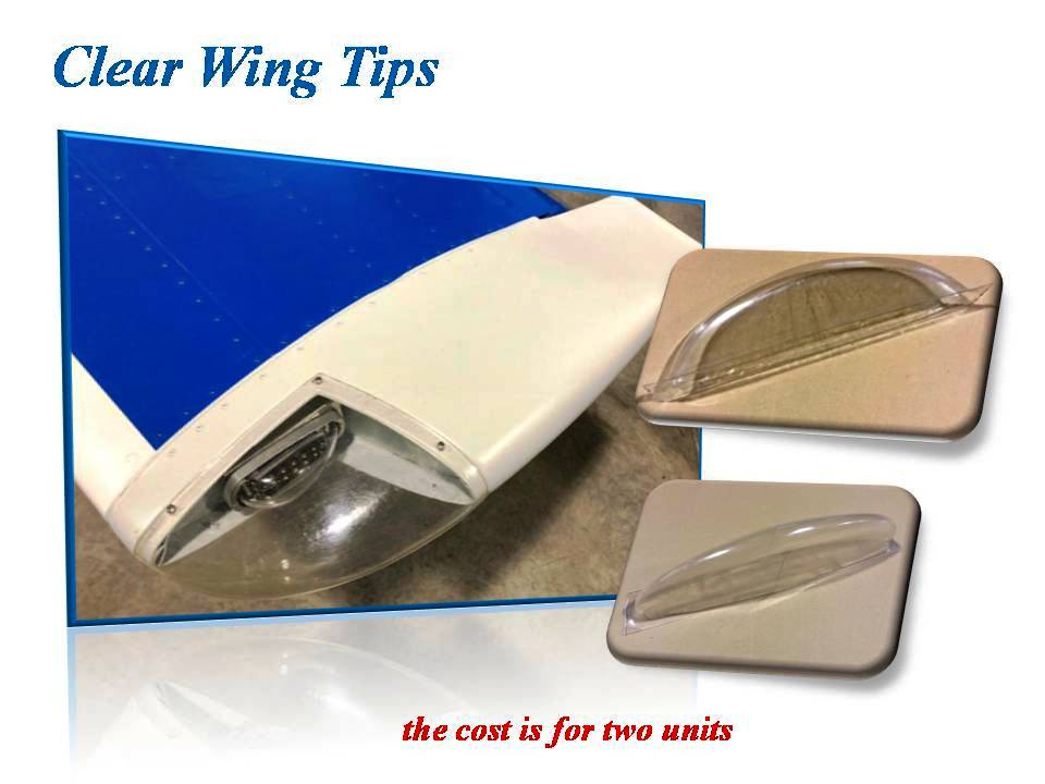 CLEAR WING TIP (TWO UNITS)